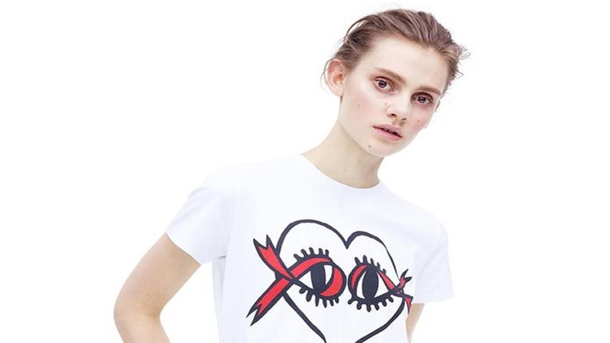 Victoria Beckham T for Worlds AIDS Day