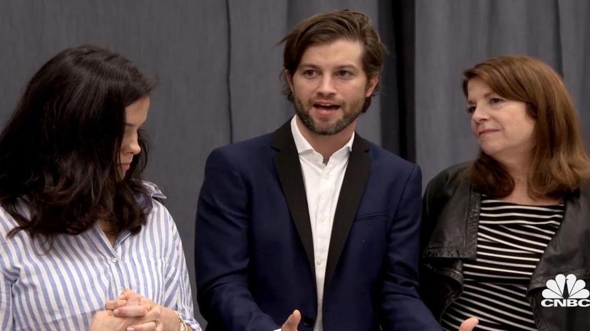 L-R: Mary Ellen McAteer, Charlie Handy and Mary Lou Handy appear on ‘The Profit’