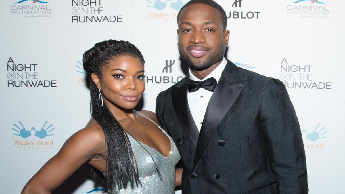 Gabrielle Union and Dwyane Wade attend A Night on The Runwade