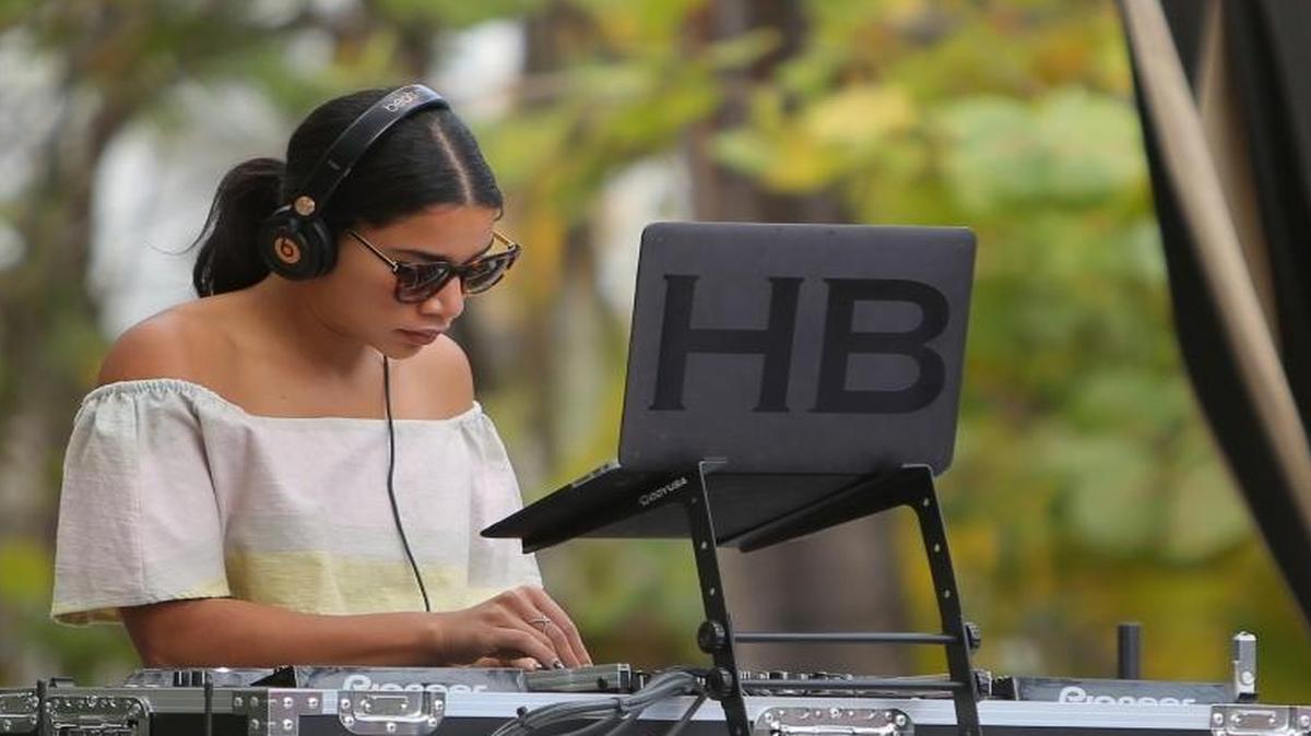 DJ Hannah Bronfman attends the YogArt Presents Buddhas And Bellinis Sponsored By The Sacred Space Miami during 2016 Food Network & Cooking Channel South Beach Wine & Food Festival Presented By FOOD & WINE at The Raleigh Hotel on February 28, 2016 in Miami Beach, Florida.