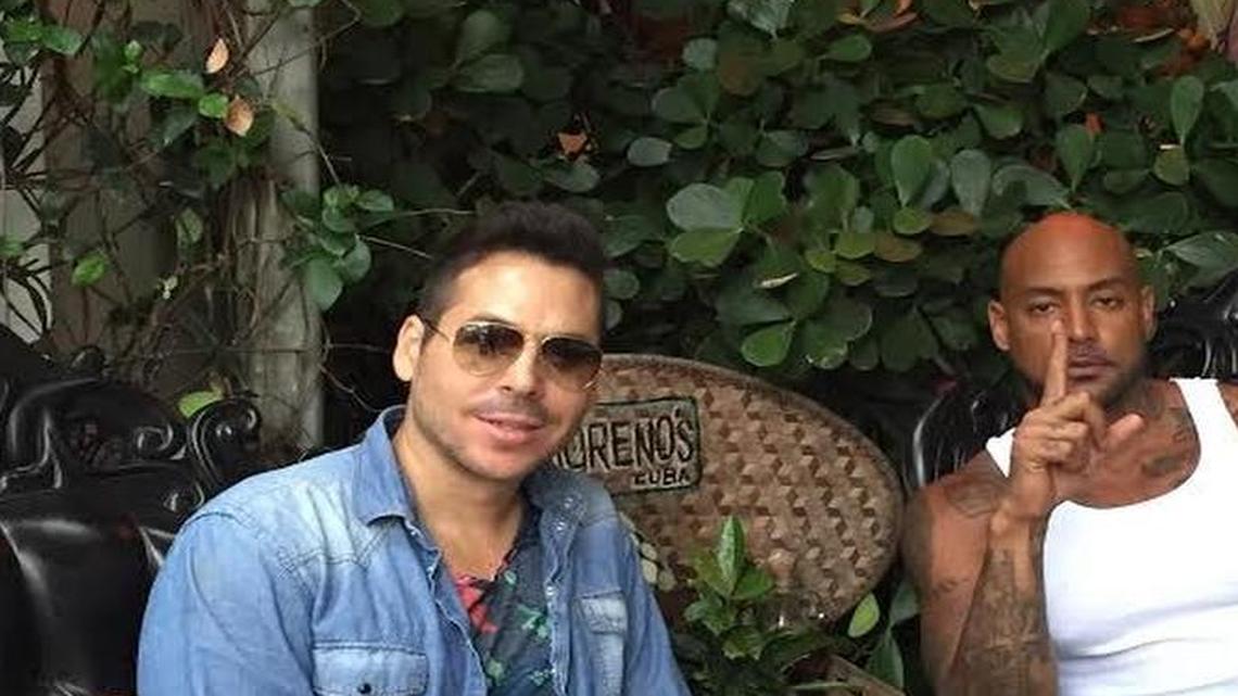 Jorge Moreno and French rapper Booba the Riviera Hotel South Beach