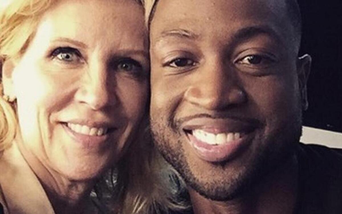 Leslie Munsell and Dwyane Wade