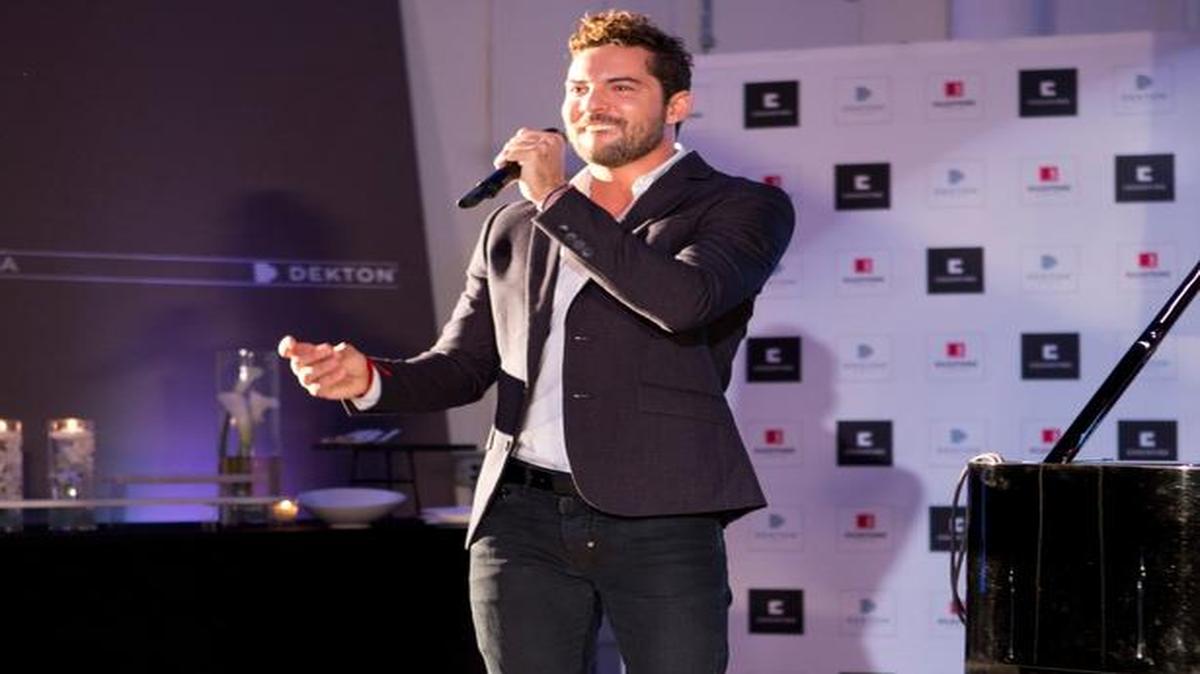 David Bisbal performs at Cosentino Center.