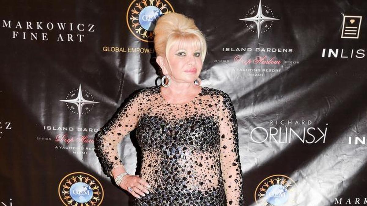 Ivana Trump Attends Global Empowerment Mission Gala At Island Gardens Celebrating The Birthdays Of Michael Capponi And Dilay Bayraktar on April 9, 2016 in Miami, Florida.