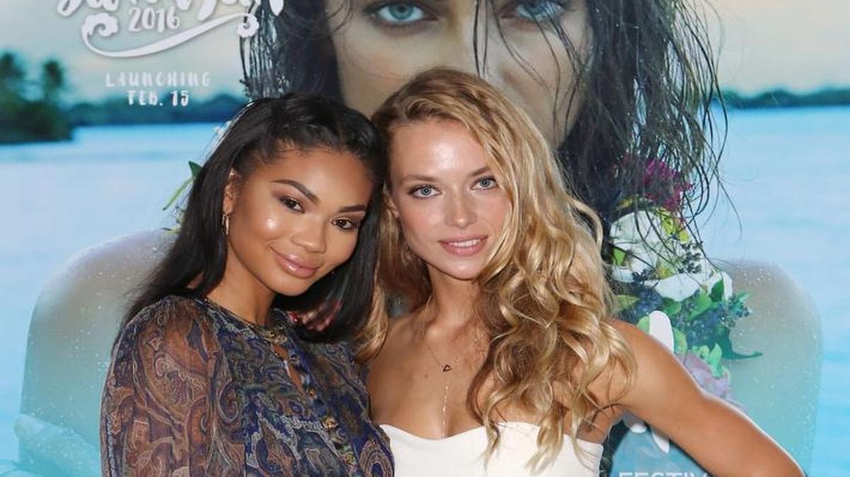 Sports Illustrated Swimsuit Models Chanel Iman, left, and Hannah Ferguson were at 1 Hotel & Homes South Beach to talk about the 2016 Swim Beach events taking place in February