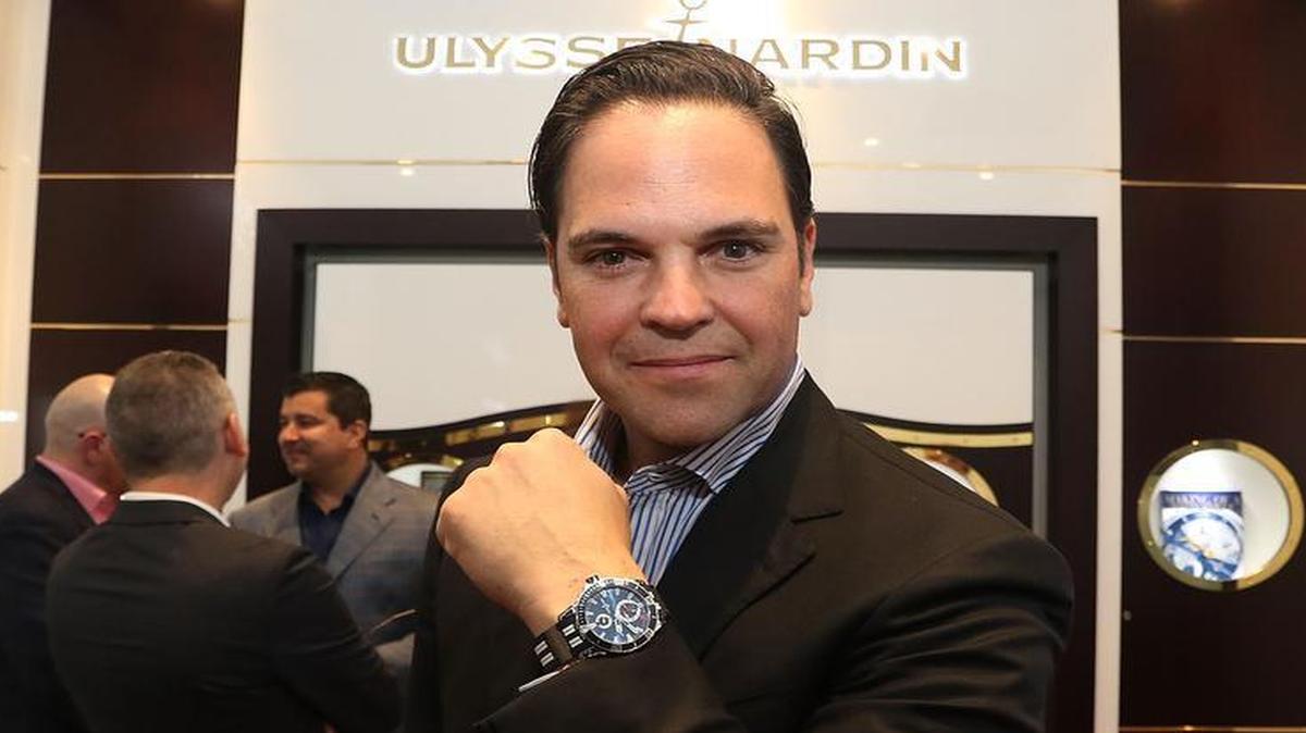 Mike Piazza attends Haute Living Celebrates The Opening Of Ulysse Nardin Design District Boutique Feb. 3, 2016 in Miami, Florida.