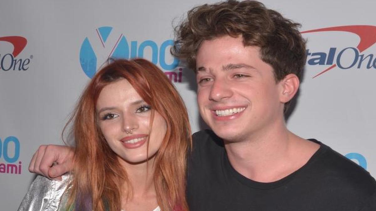 Bella Thorne and Charlie Puth at Y100's iHeartRadio Jingle Ball 2016 onSunday, December 18, 2016 at BB&T Center in Sunrise, FL.