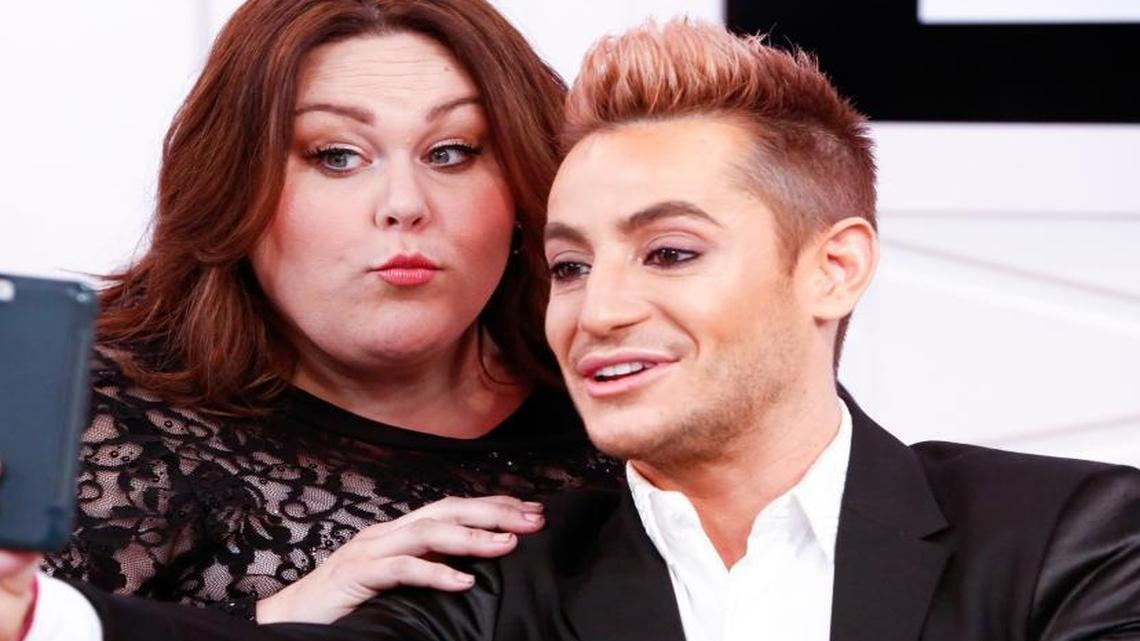 Frankie Grande with ‘This is Us’ star Chrissy Metz