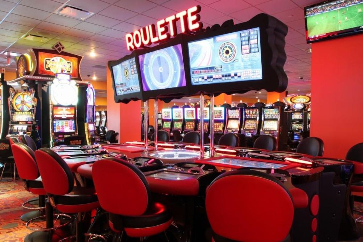 Electronic versions of games such as roulette and blackjack are popular at racetrack casinos, including Magic City Casino