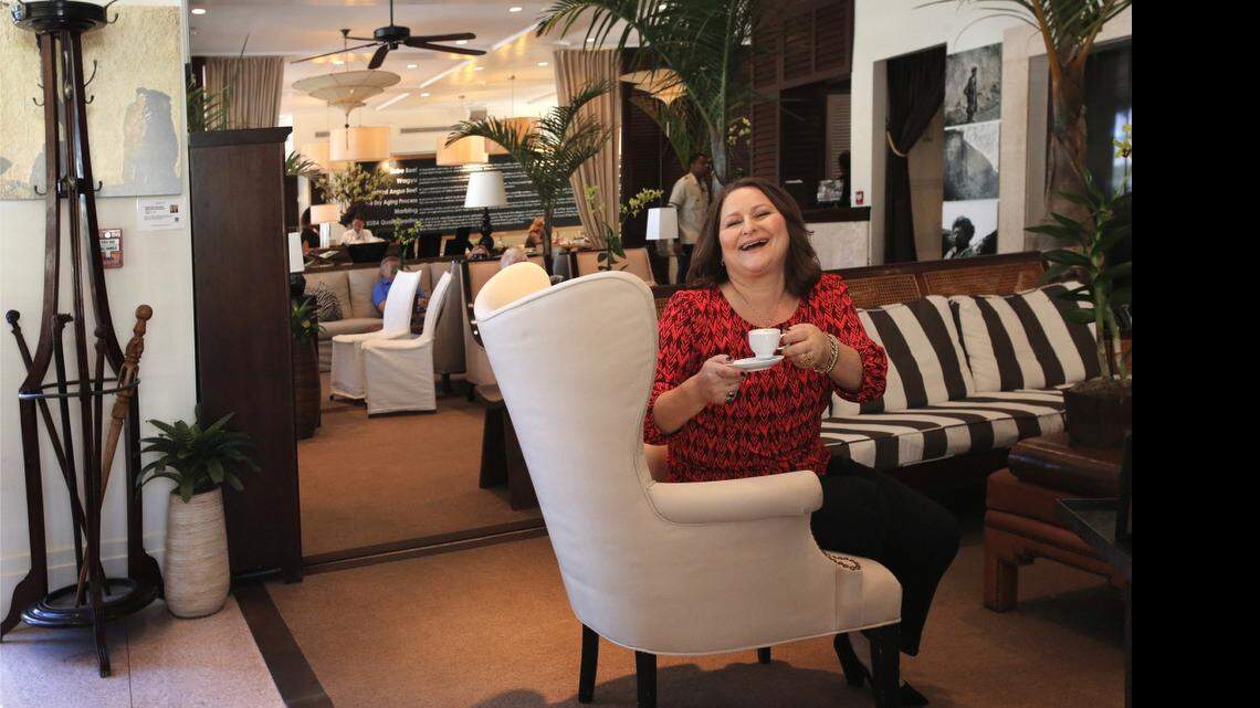 
WELCOMING THE ARTS: Deborah Briggs, whose family owns the Betsy Hotel, is the force behind the unique cultural salon environment the hotel in Miami Beach. 
