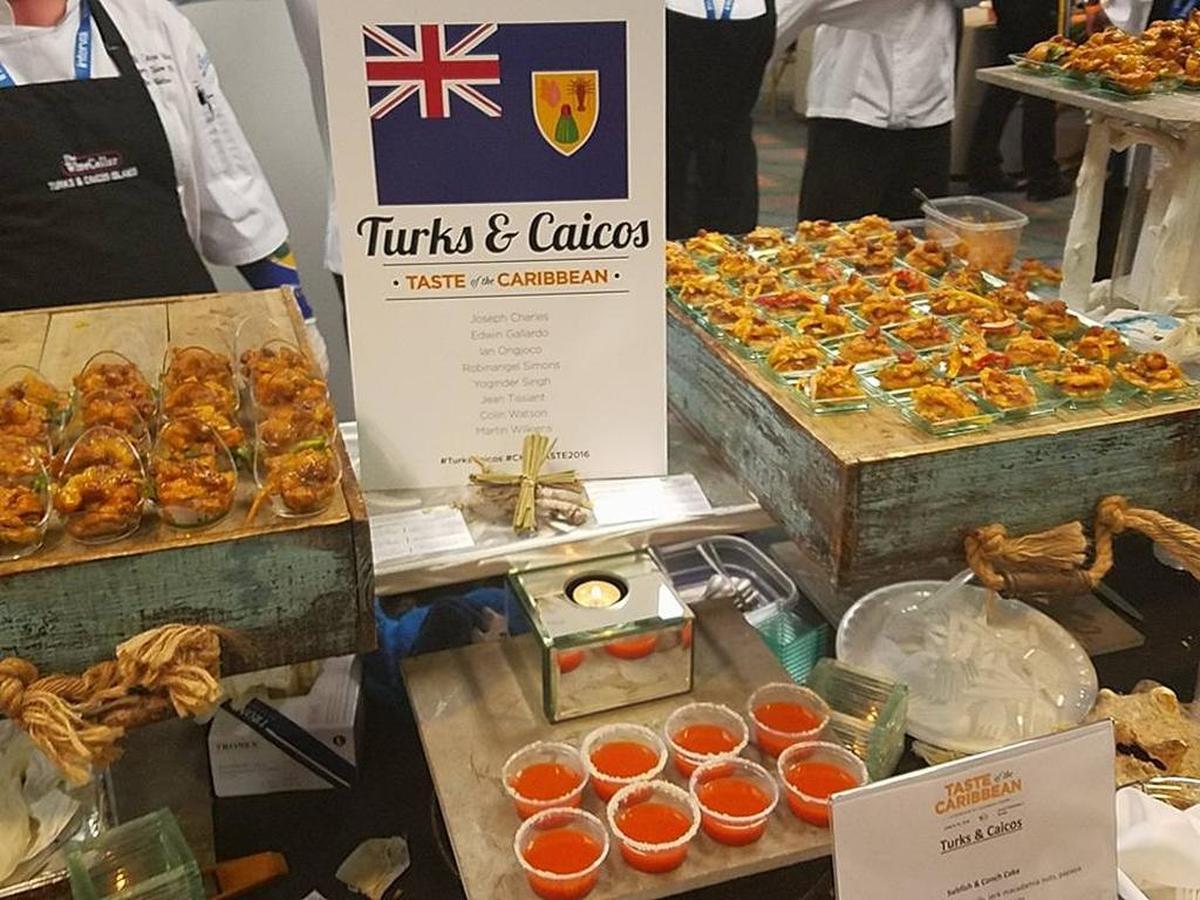 These small bites from the Turks and Caicos were on display at the Taste of the Caribbean competition.