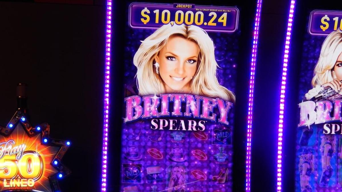 Slots, such as the one with the Britney Spears theme, can be fun to play and produce a big payoff.