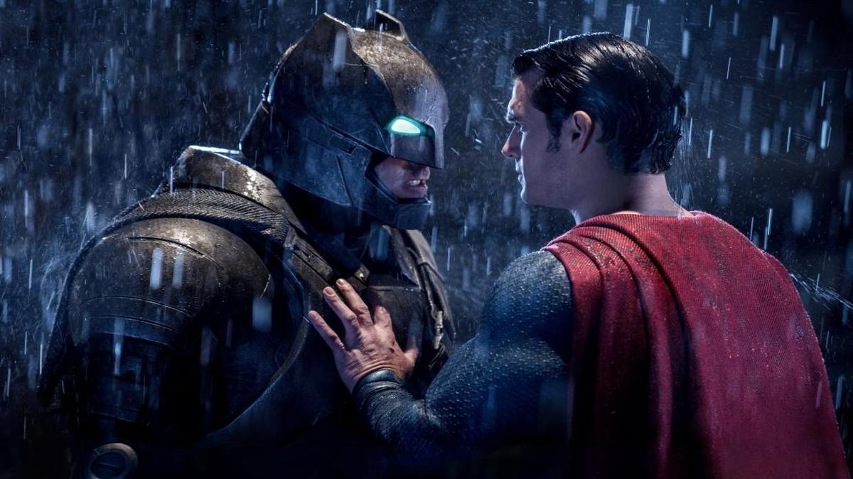 The Dark Knight (Ben Affleck) and the Man of Steel (Henry Cavill) get ready to rumble in ‘Batman v Superman: Dawn of Justice.’