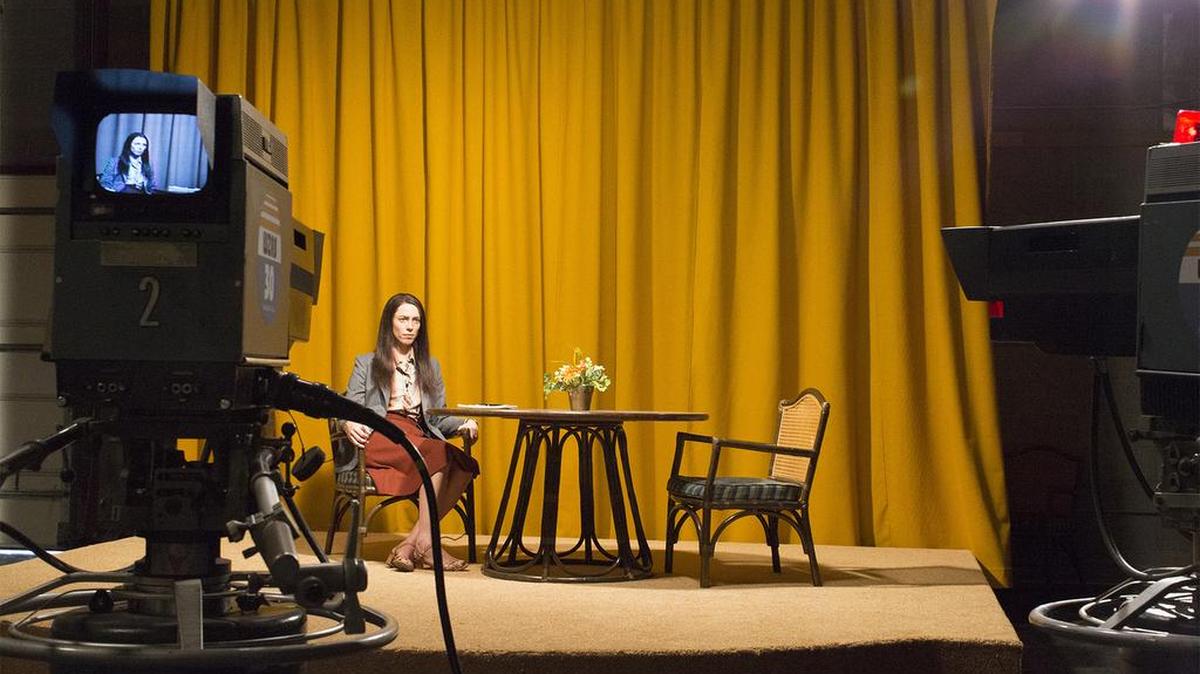 Rebecca Hall plays a distraught TV news reporter in ‘Christine.’