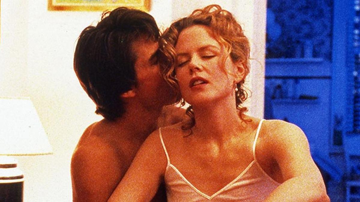 Tom Cruise and Nicole Kidman get intimate in a scene from Stanley Kubrick’s ‘Eyes Wide Shut,’ which plays at 11:30 p.m. Saturday at O Cinema Miami Beach.