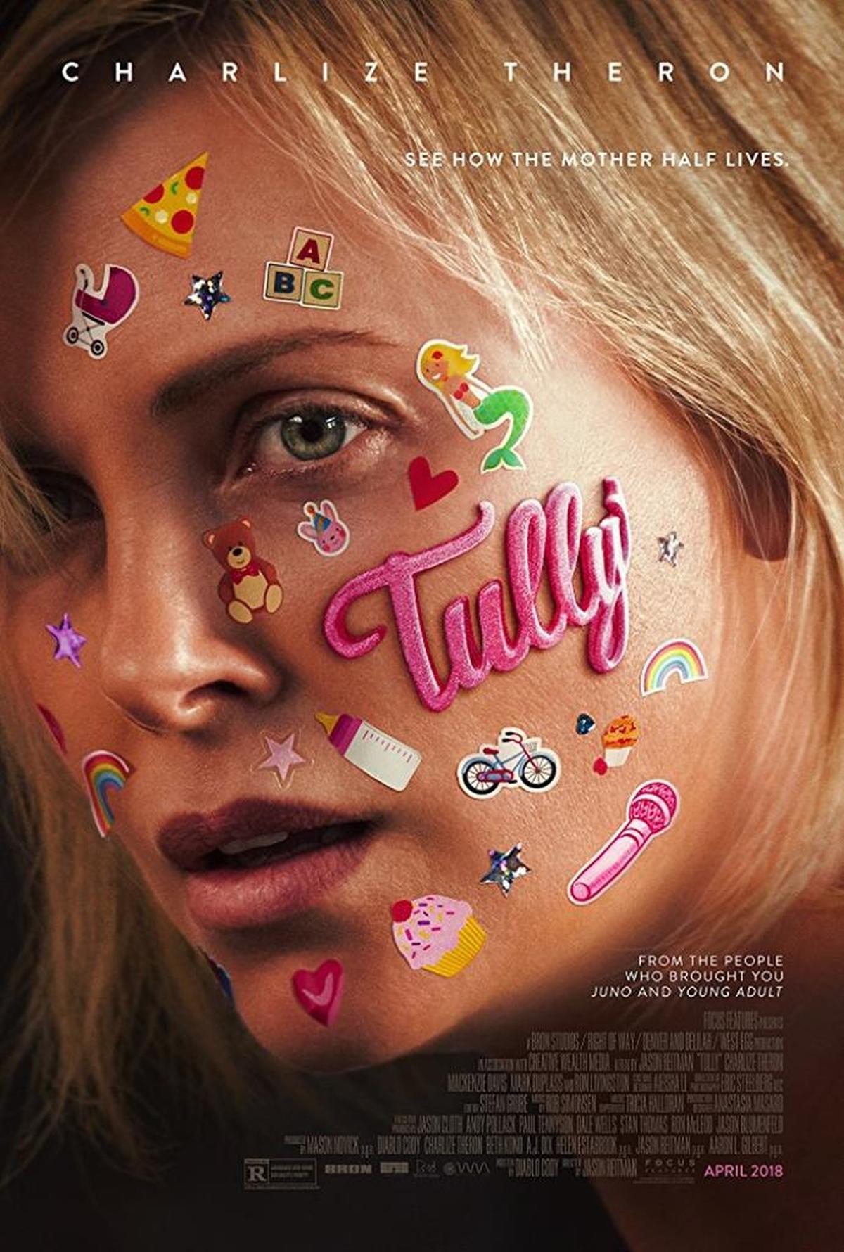 ‘Tully’ (2018), directed by Jason Reitman and starring Charlize Theron, opens the 2018 Miami Film Festival on Friday, March 9.