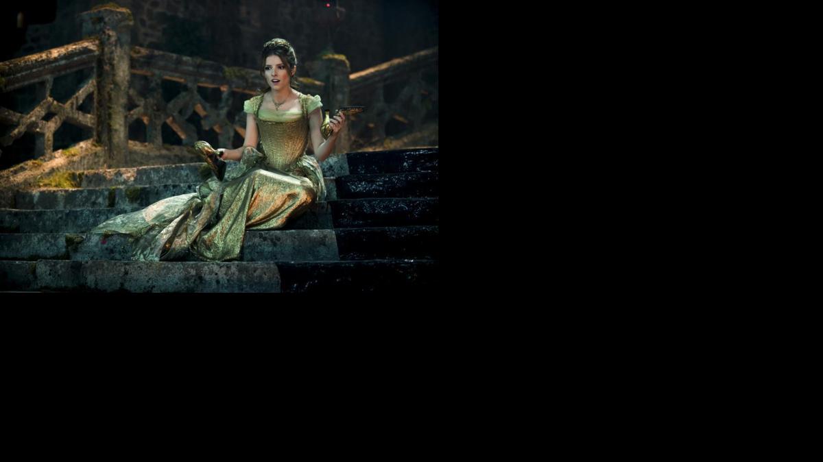 
Anna Kendrick is a pensive Cinderella in the movie version of ‘Into the Woods.’
