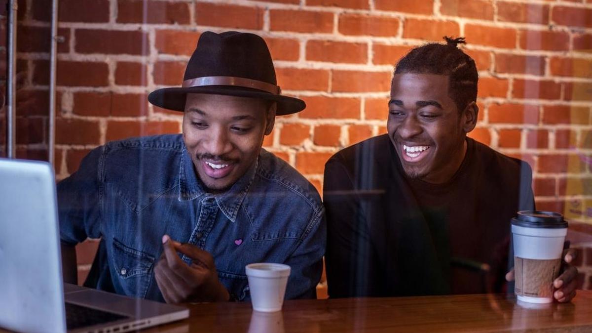 Edson Jean and Joshua Jean-Baptiste of Miami, winners of a $25,000 Project Greenlight contest.