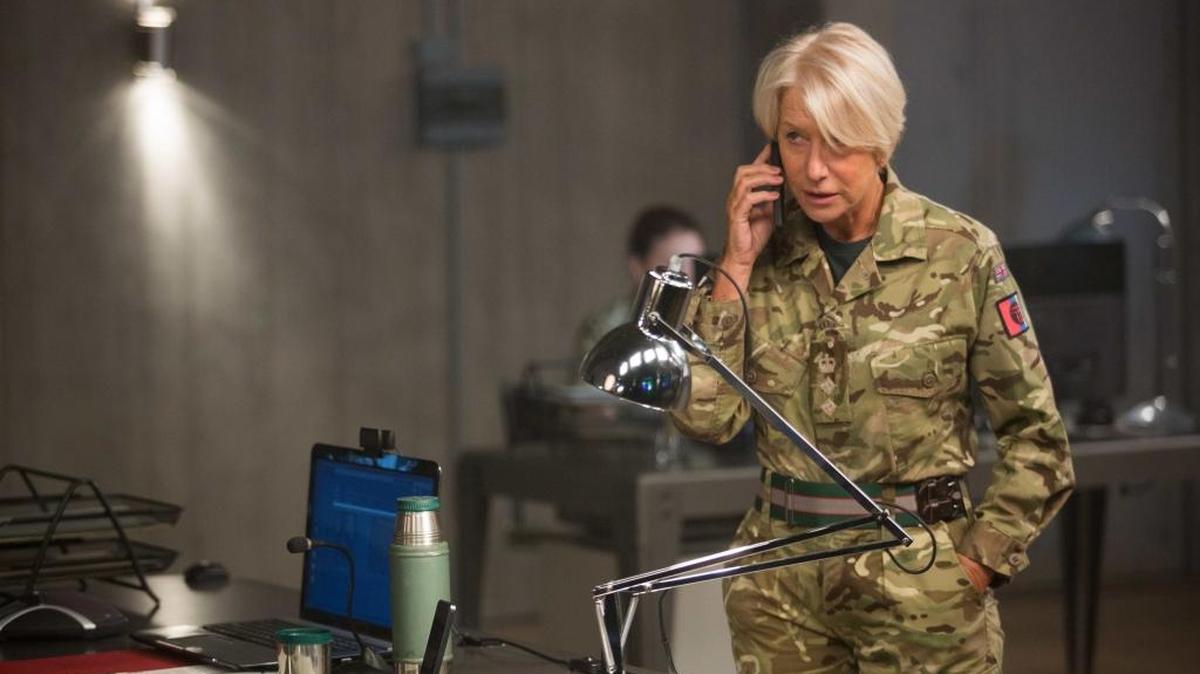 Helen Mirren plays a military colonel forced to make a difficult decision in ‘Eye in the Sky.’
