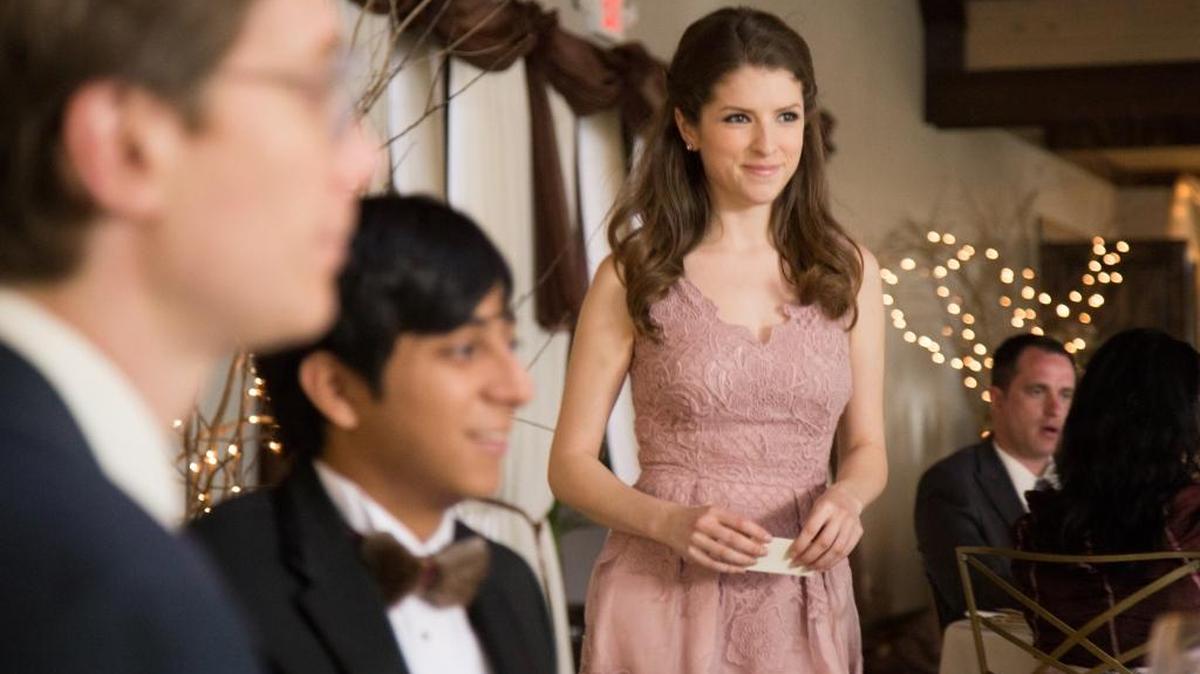 Anna Kendrick stars as a former maid of honor turned wedding crasher in ‘Table 19.’