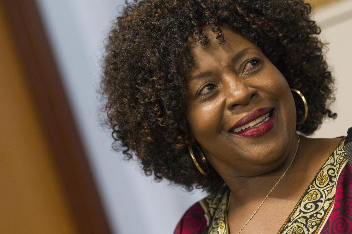 "Family Matters" actress Jo Marie Payton, who grew up in Opa Locka, stops by the African Heritage Cultural Arts Center during auditions in October 2017.