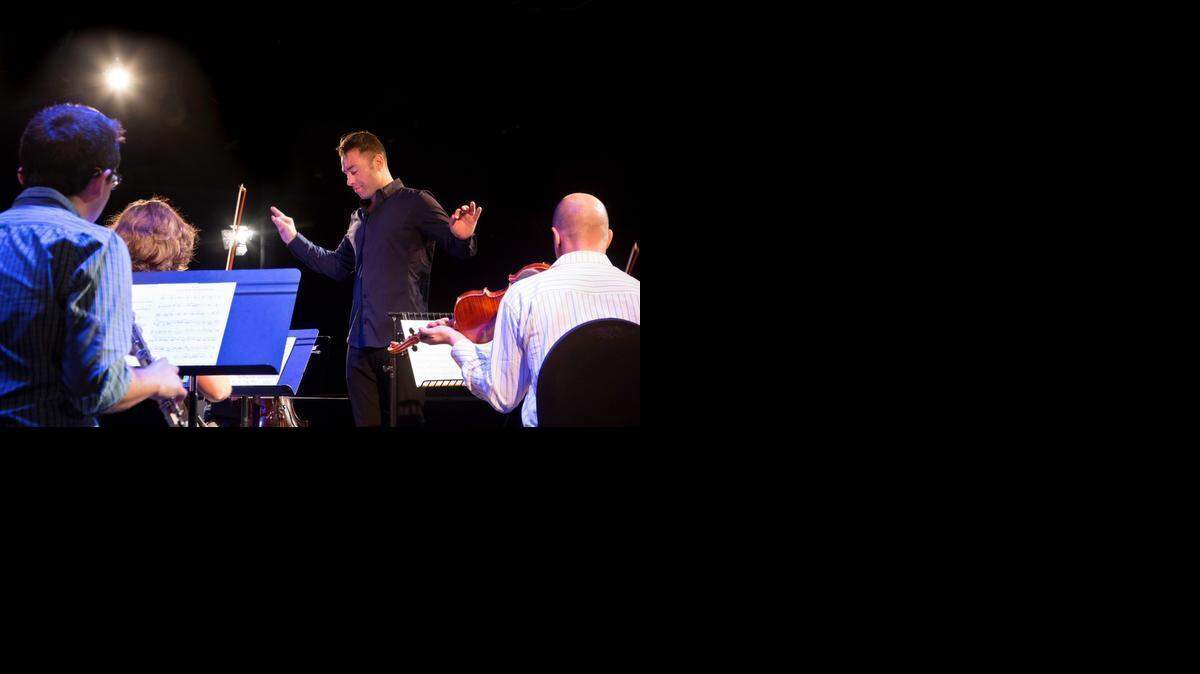 
Co-founder Jacomo Bairos conducting the Nu Deco Ensemble
