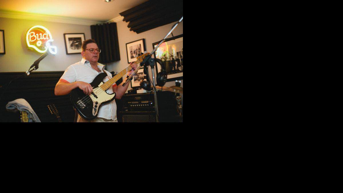 
Pete Dacko, 49, the lead bass player for The Done, a South Florida-based rock-and-roll band. 
