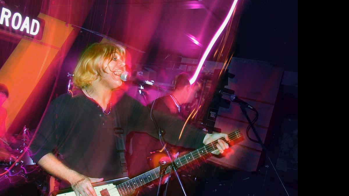 
STILL ‘GOOD’: Jim Camacho, whose song ‘I’m Not Average’ with local rockers The Goods served as a soundtrack for 1990s South Florida rock, has performed often since the band’s demise. Here, he is rocking the defunct Tobacco Road in Miami in 2001at his record release party.
