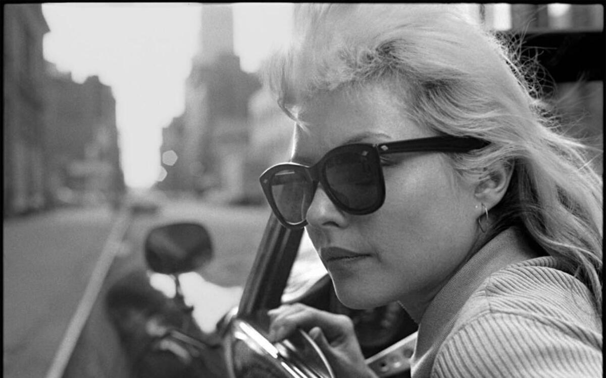 Blondie lead singer Debbie Harry in New York in 1977