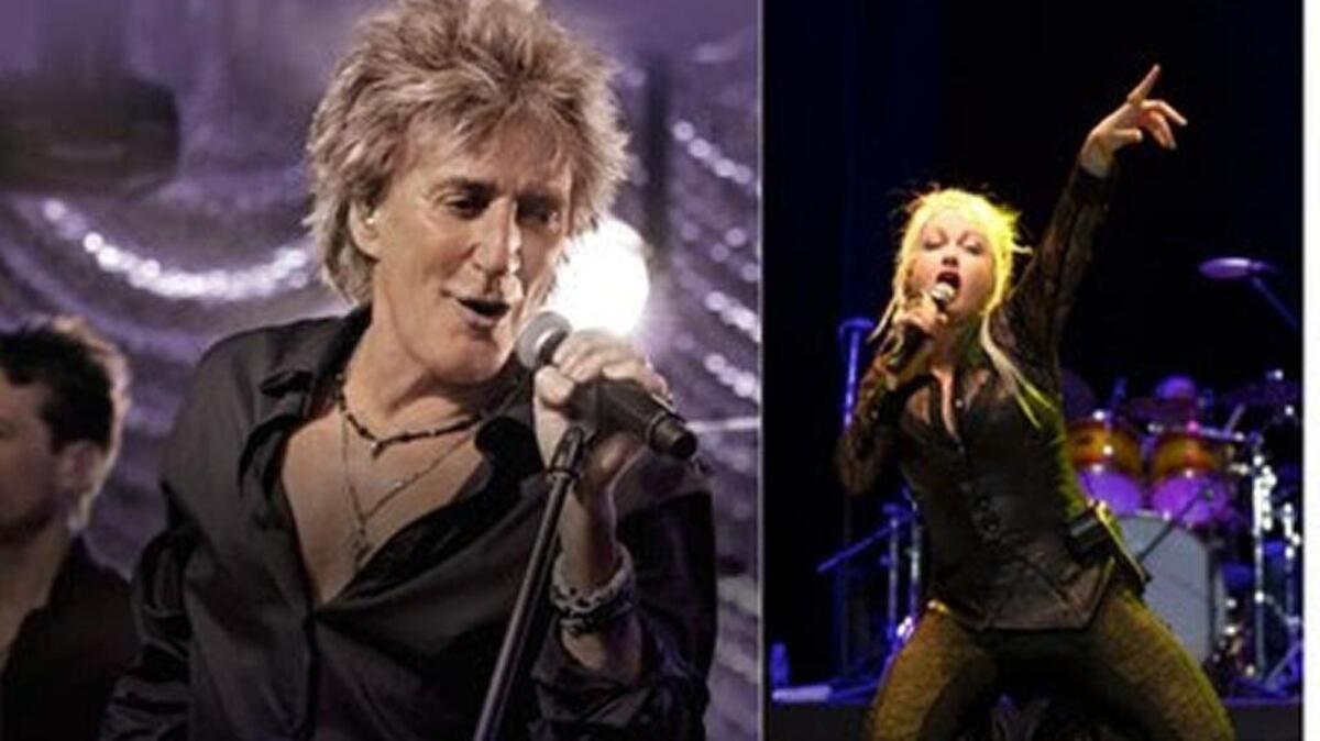 Rod Stewart, with special guest Cyndi Lauper, open the 18-city tour on July 6 at Hard Rock Live, near Hollywood.