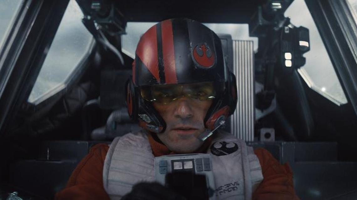 Oscar Isaac plays an X-wing fighter pilot in ‘Star Wars: Episode VII – The Force Awakens.’