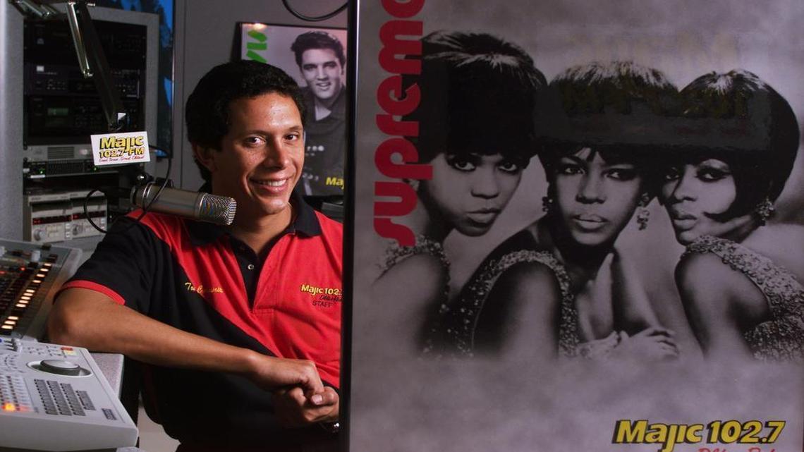Tom Caminiti, here as a Majic 102.7 DJ in 2002, is programming director for majicoldies.com
