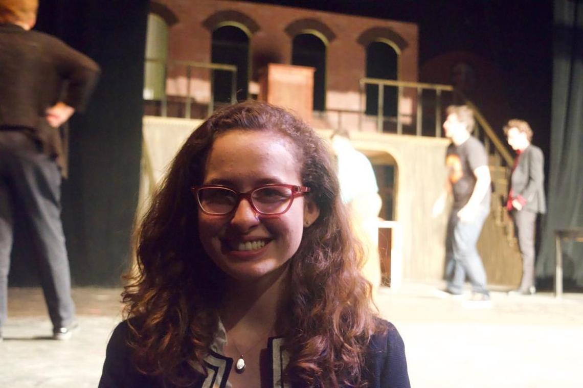 Coral Reef High student April Rubin, lead writer of ‘Standby,’ a student-run production about the media’s portrayal of social injustices.