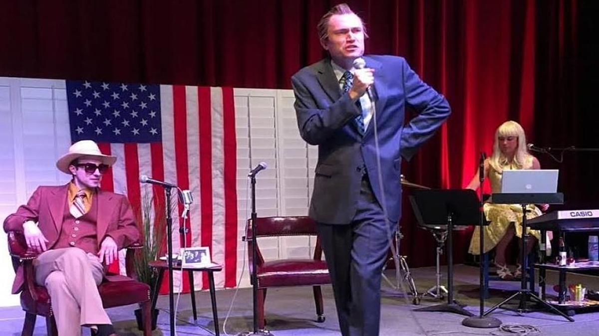 Cliff Burgess is Bebe Rebozo, Noah Levine plays Richard Nixon and Jessica Farr is Tricia Nixon in the Mad Cat world premiere of ‘Why Not? With Richard Nixon.’