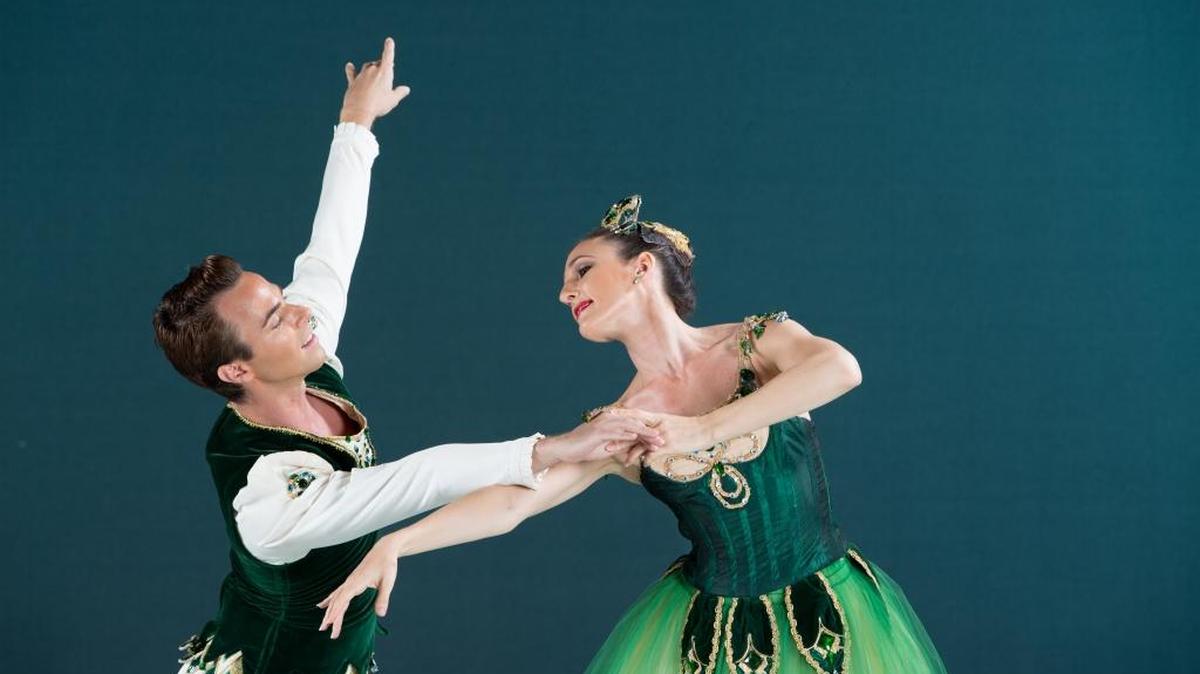 Tricia Albertson and Rainer Krenstetter in ‘Emeralds.’