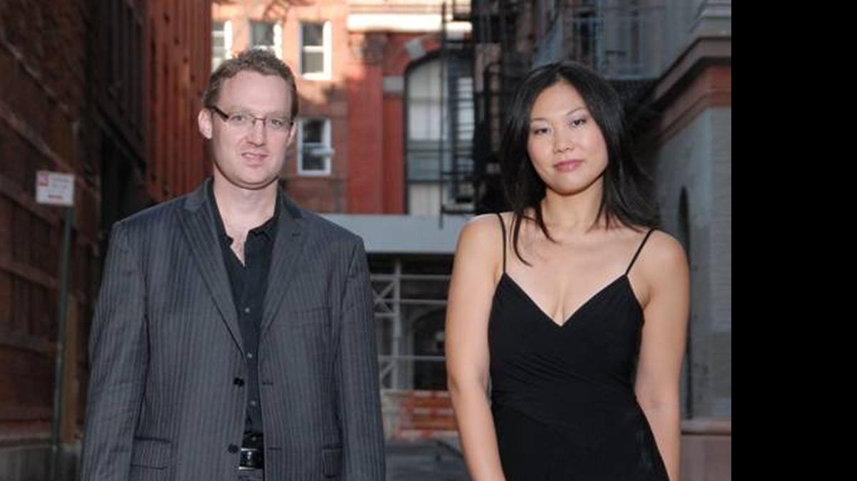 
Pianists Saar Ahuvia and Stephanie Ho perform Sunday at ‘Film Goes Classical,’ a presentation of Dranoff 2 Piano and the Coral Gables Art Cinema.
