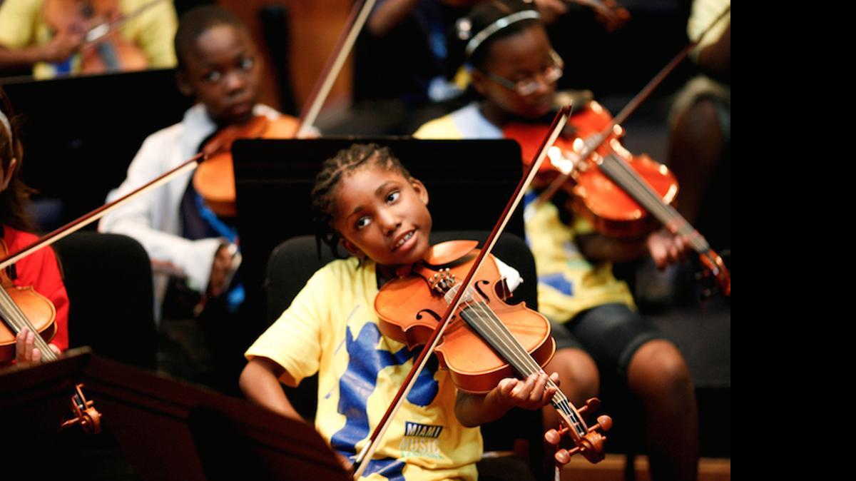 
The students in the Children’s Orchestra of the Miami Music Project will give two season finale concerts at Florida International University on May 30.
