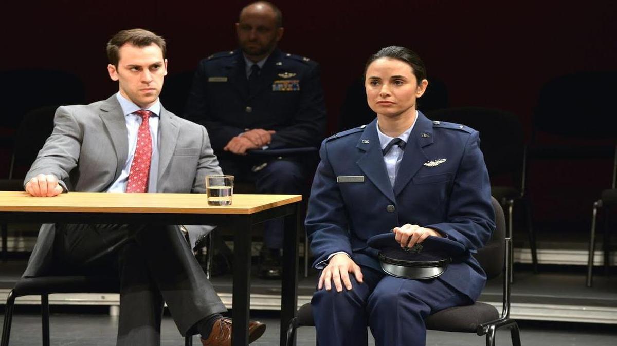 Peter Romano and Mia Maestro deal with the legal consequences of a decision to take lives in order to save many more in Miami New Drama’s ‘Terror.’