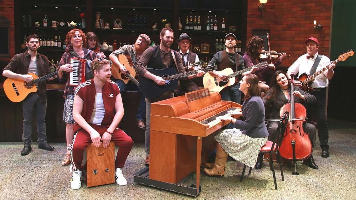 In the Actors’ Playhouse production of “Once,” the performers are also the singers, dancers and onstage band.