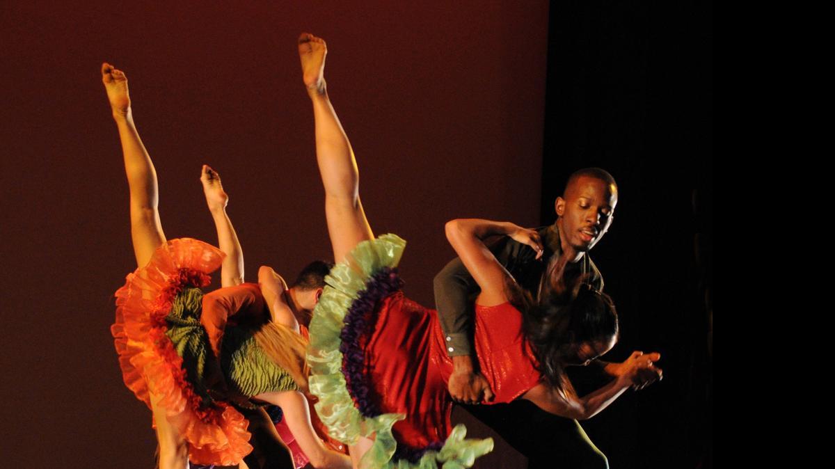 
‘Asuka’ by Ballet Hispanico choreographer Eduardo Vilaro is on the program at New World School of the Arts’ college spring dance concert.
