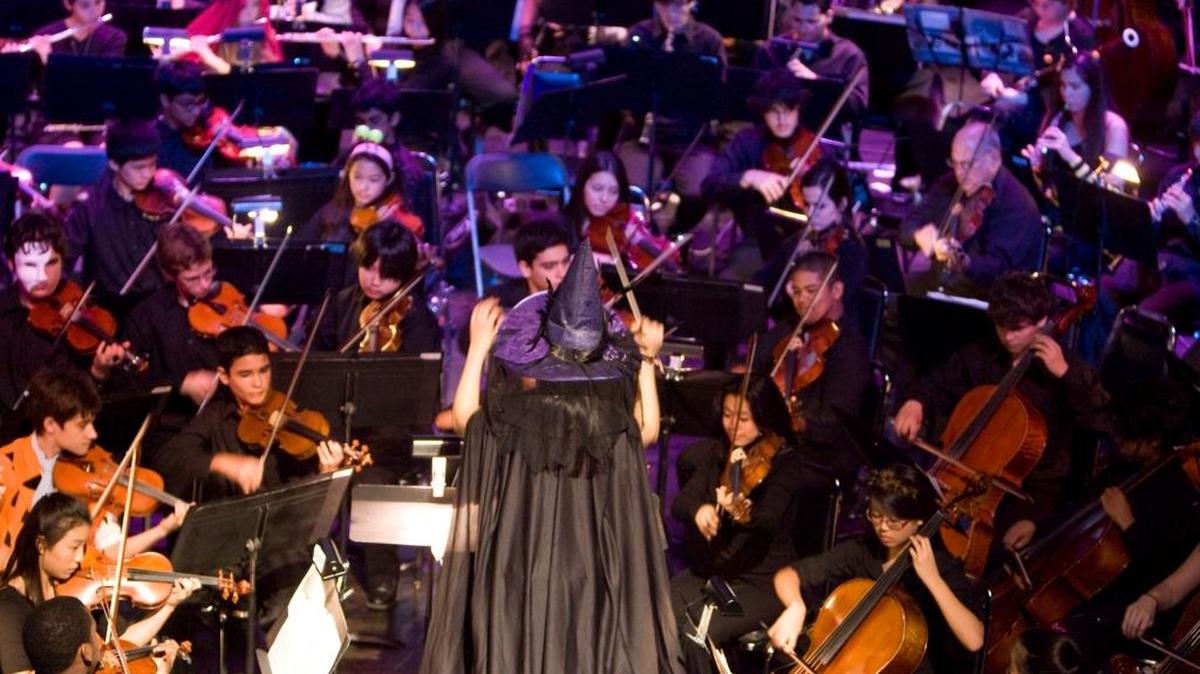 
Even the conductor gets the Halloween spirit when ‘Spooky Symphony’ comes to the Arsht Center.
