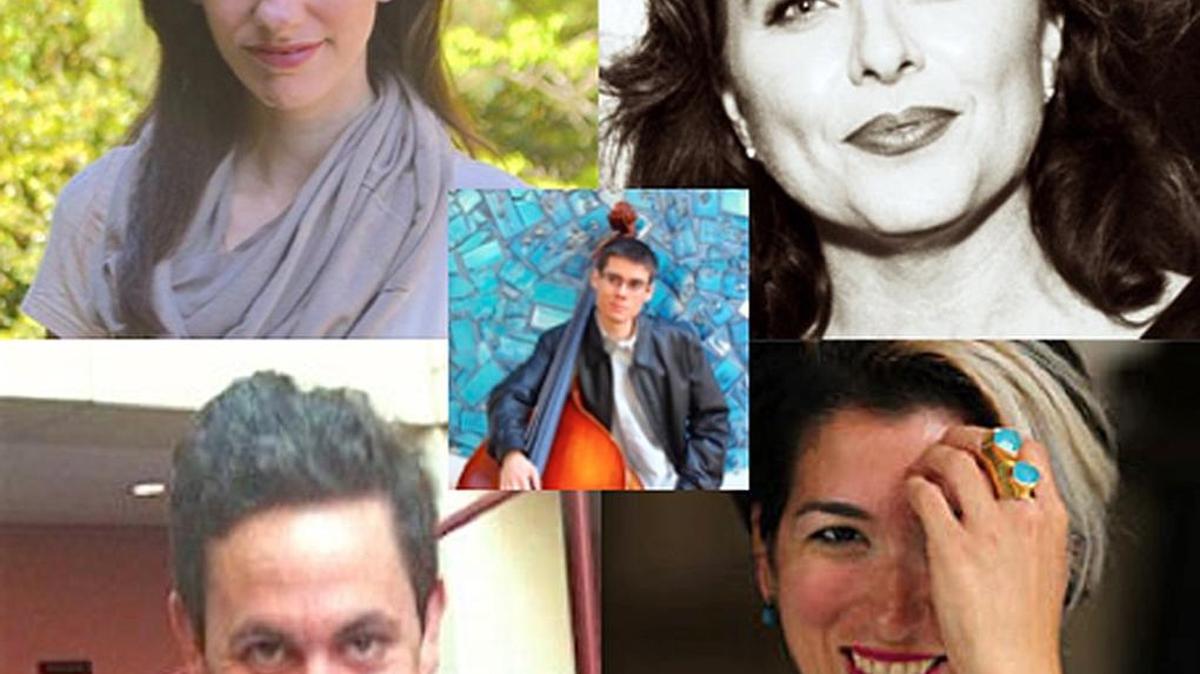 Writers Chantel Acevedo, Stacy Conde (top), J.J. Colagrande and Vanessa Garcia. Gary Thomas (center.)