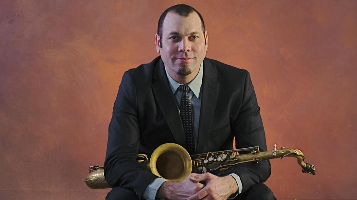 
Cuban-born jazz saxophonist Carlos Averhoff Jr. will perform ‘iRESI’ at the Light Box at Goldman Warehouse Oct. 9-10.
