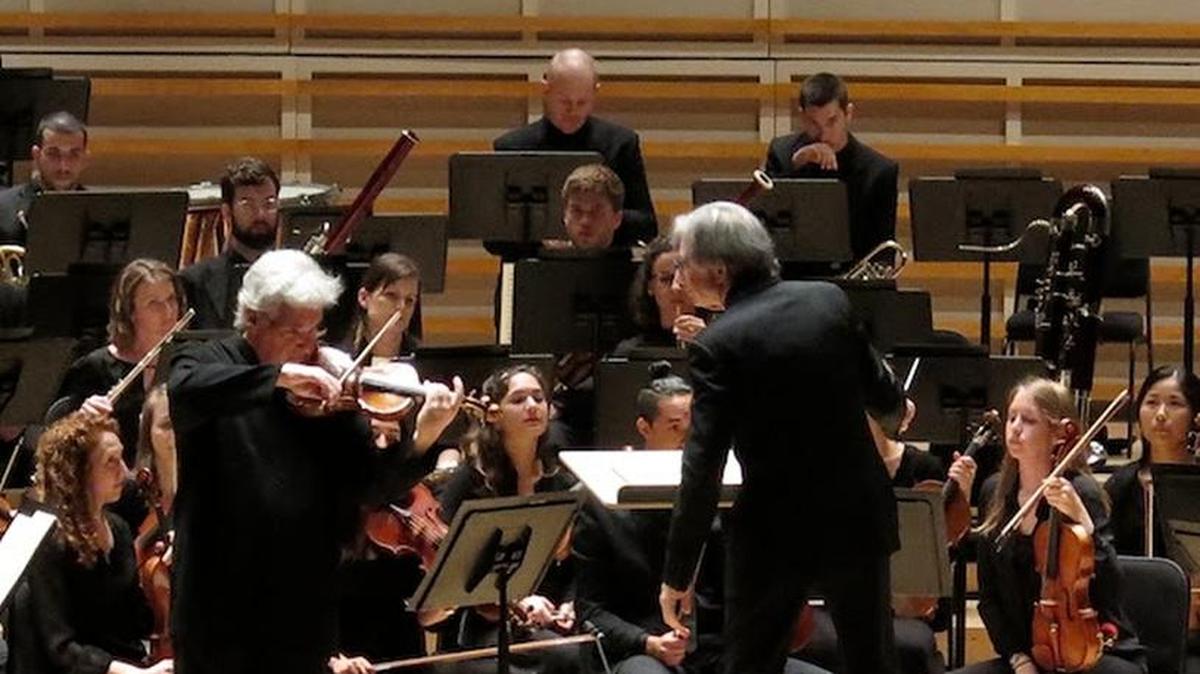 Michael Tilson Thomas conducts the New World Symphony at the Arsht Center.