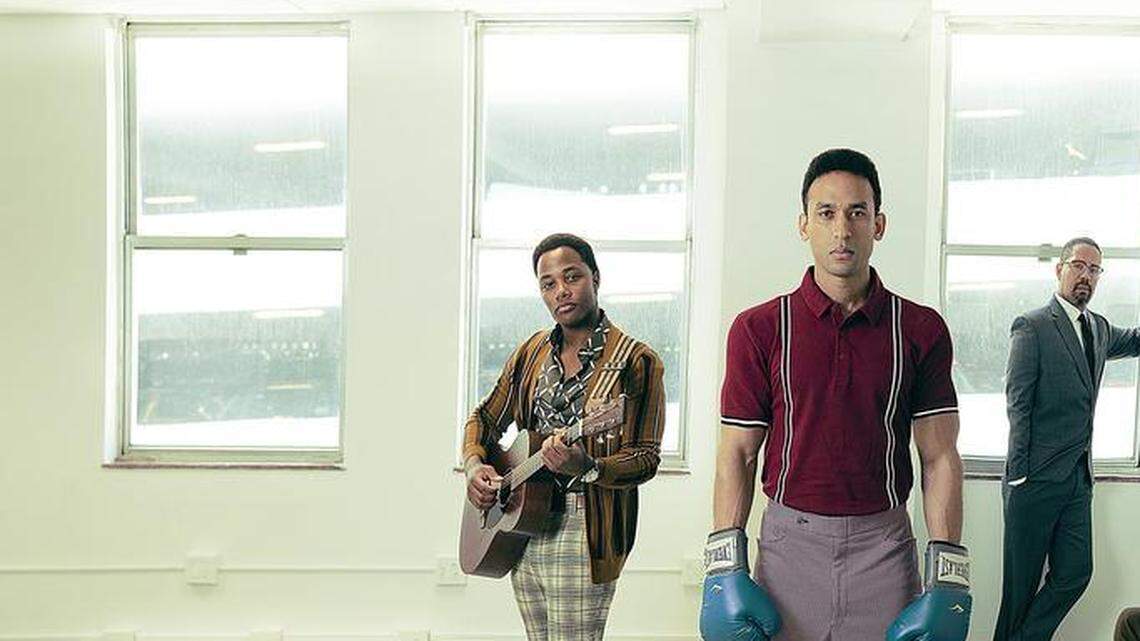 Miami New Drama’s “One Night in Miami” brings together singer Sam Cooke, new heavyweight champ Cassius Clay, Nation of Islam leader Malcolm X and football great Jim Brown.