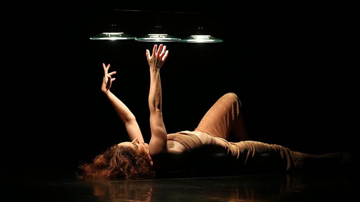 
Miami Contemporary Dance Company’s Melanie Martel performed Ray Sullivan’s ‘Light’ in February at Miami Beach’s Colony Theater.
