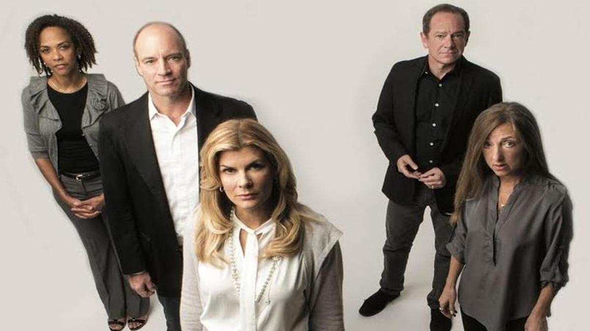 Karen Stephens, Tom Wahl, Mia Matthews, Michael McKeever and Jeni Hacker find themselves embroiled in a tragedy in the Zoetic Stage world premiere of McKeever’s ‘After.’