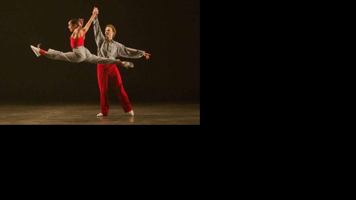 
Miami City Ballet dancers Jeanette Delgado and Didier Bramaz dance Twyla Tharp’s ‘In the Upper Room,’ which the company will perform during its 30th anniversary season
