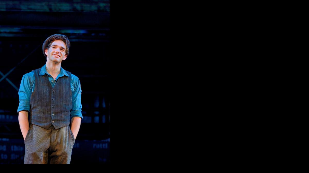 
Dan DeLuca stars in ‘Newsies’ as Jack Kelly, a young man with artistic gifts whose dreams of a better life lead him to face down a publishing tycoon.
