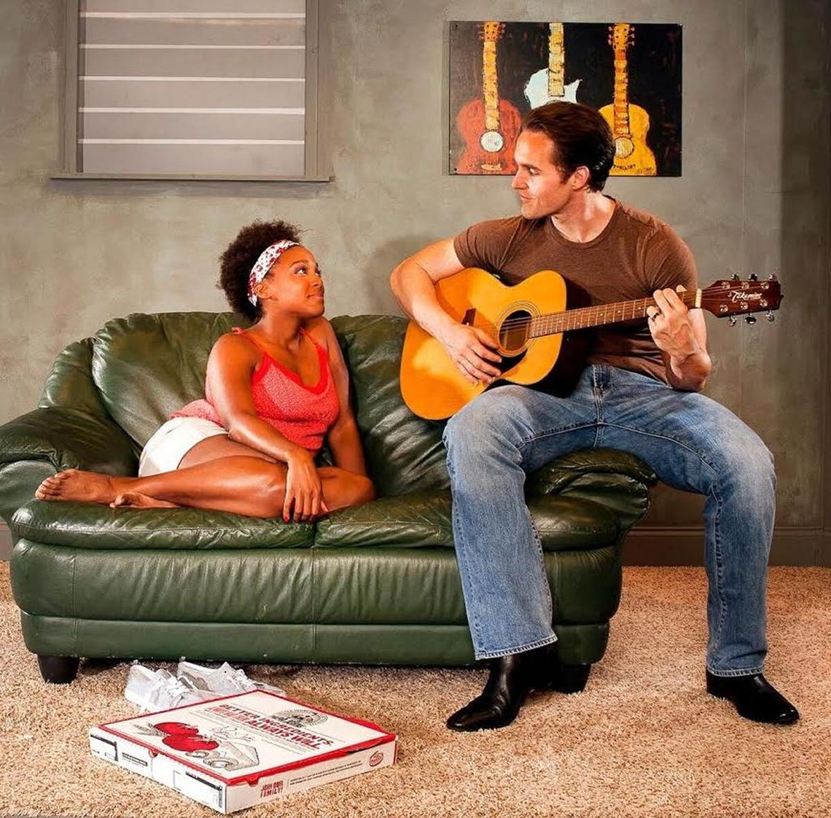 Jade Wheeler and Clay Cartland share happy news and money troubles in GableStage’s ‘The Legend of Georgia McBride.’